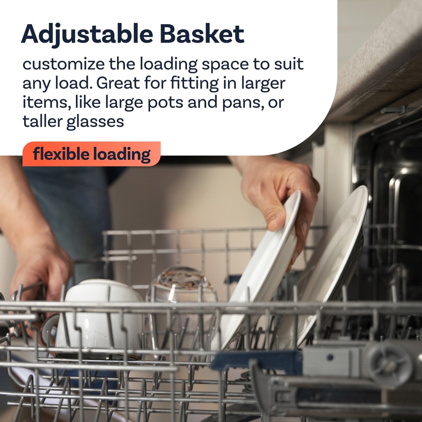 Hotpoint HFC3C26WCBUK Full Size Freestanding Dishwasher 14 Place Setting Black