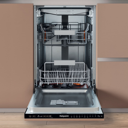 Hotpoint HP6IC11BS7LA0UK Integrated Slimline Dishwasher 10 Place Settings with 3D Zone Wash