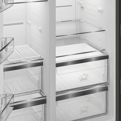 Hotpoint HPG26592XP4UK Side By Side Dual No Frost American Fridge Freezer Silver