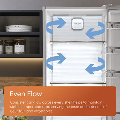 Hotpoint HPK 26363 W4UK Dual No Frost 60/40 Fridge Freezer with Even Flow White HPK26363W4UK