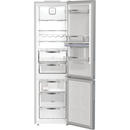 Hotpoint HPK 26403W XP5UK Freestanding Dual No Frost 70/30 Fridge Freezer with Even Flow Brushed Steel HPK26403WXP5UK
