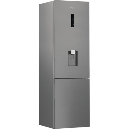 Hotpoint HPK 26403W XP5UK Freestanding Dual No Frost 70/30 Fridge Freezer with Even Flow Brushed Steel HPK26403WXP5UK