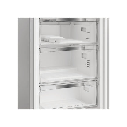 Hotpoint HPK26363WXP4UK Freestanding Dual No Frost Fridge Freezer With Even Flow Inox