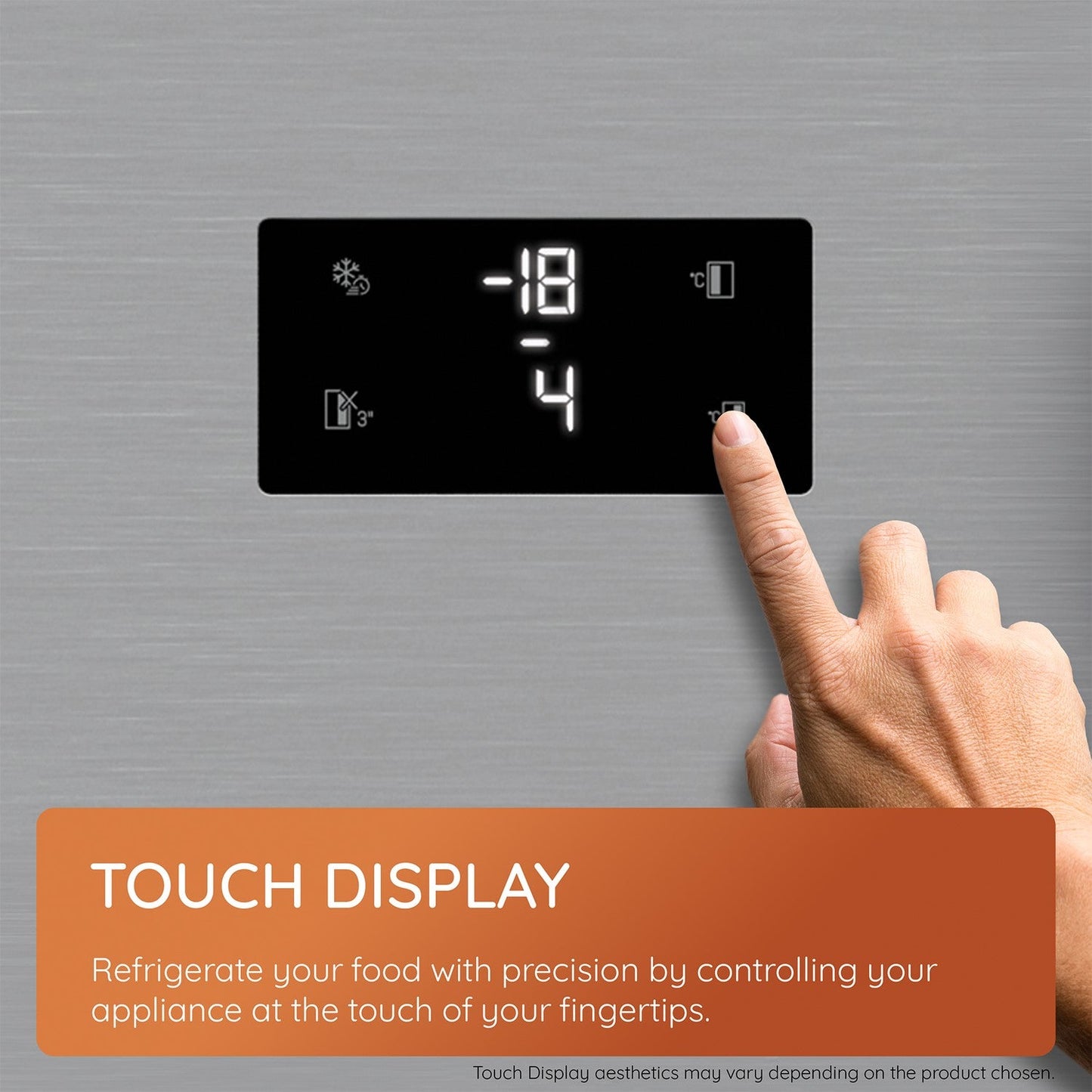Hotpoint HPK26363XBR5UK Freestanding Dual No Frost Fridge Freezer Dark Grey