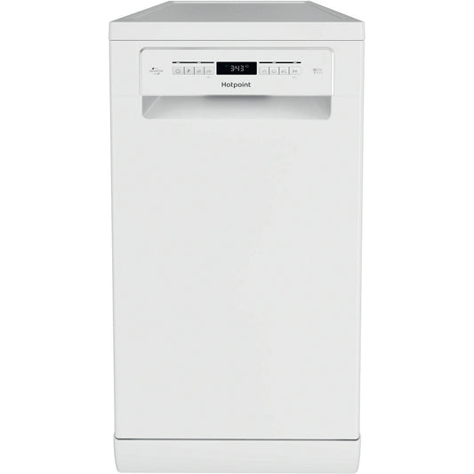 Hotpoint HSFO3T223WUKN Freestanding Slimline Dishwasher 10 Place Setting White