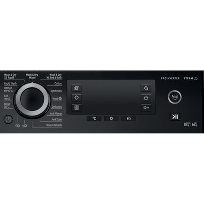 Hotpoint NDD86448BDAUK 8+6kg ActiveCare 1400 Spin Washer Dryer Black