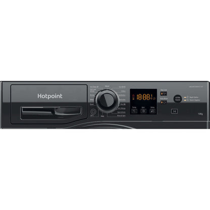 Hotpoint NSWM1046BSUK 10kg 1400 Spin Washing Machine Black