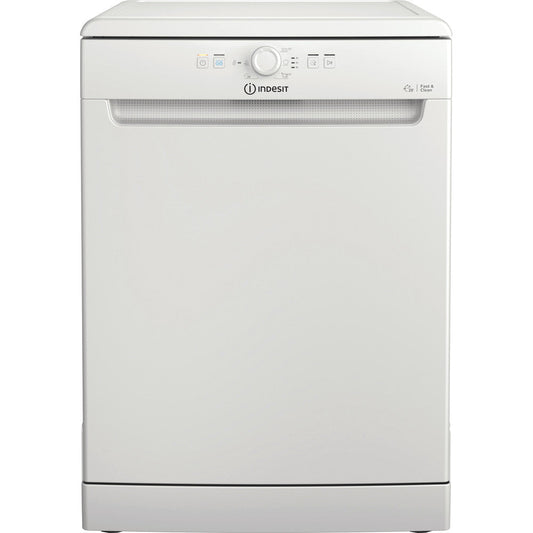 Indesit D2FHK26 Full Size Dishwasher with 14 Place Setting White