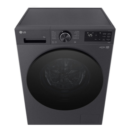 LG F2X50S9TBB 9kg 1200 Spin AI Direct Drive Freestanding Washing Machine Black