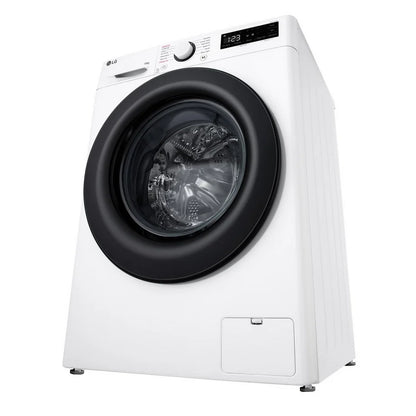 LG F4Y510WBLN1 10kg Steam 1400 Spin Freestanding Front Load Washing Machine White - A Rated
