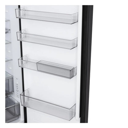 LG GBBS524CEV NatureFRESH 375L Freestanding Frost Free Fridge Freezer Essence Black Steel