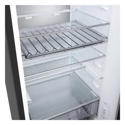 LG GBBS524CEV NatureFRESH 375L Freestanding Frost Free Fridge Freezer Essence Black Steel