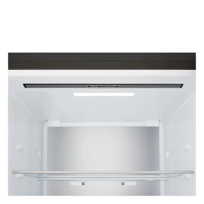 LG GBBS524CEV NatureFRESH 375L Freestanding Frost Free Fridge Freezer Essence Black Steel