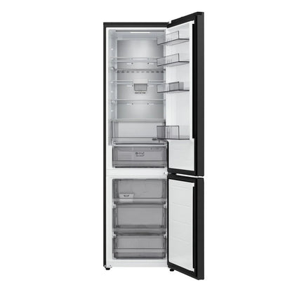 LG GBBS524CEV NatureFRESH 375L Freestanding Frost Free Fridge Freezer Essence Black Steel
