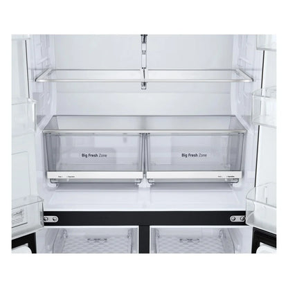 LG GMF960EV4E 646L NatureFRESH Plumbed American Style Fridge Freezer Black - E Rated
