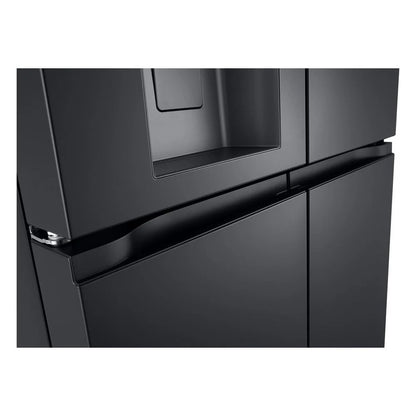 LG GMF960EV4E 646L NatureFRESH Plumbed American Style Fridge Freezer Black - E Rated