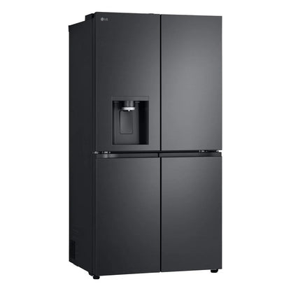 LG GMF960EV4E 646L NatureFRESH Plumbed American Style Fridge Freezer Black - E Rated