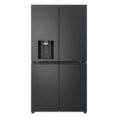 LG GMF960EV4E 646L NatureFRESH Plumbed American Style Fridge Freezer Black - E Rated