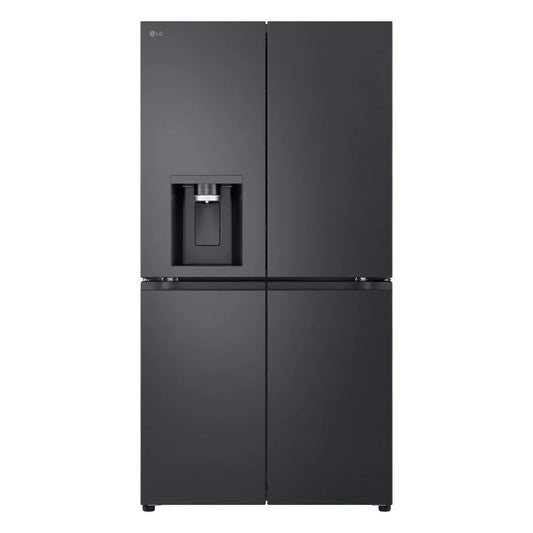 LG GMF960EV4E 646L NatureFRESH Plumbed American Style Fridge Freezer Black - E Rated
