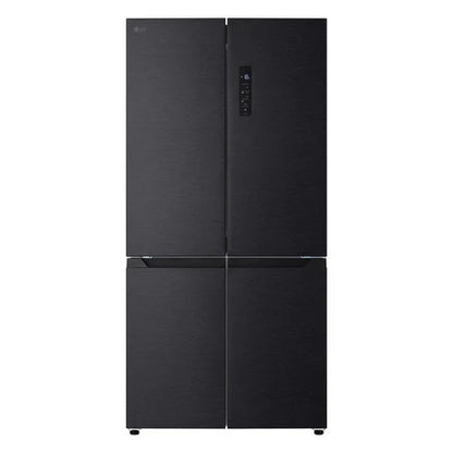 LG GMM42ABBEH 191cm 600L American Style Fridge Freezer in Matte Black - E Rated