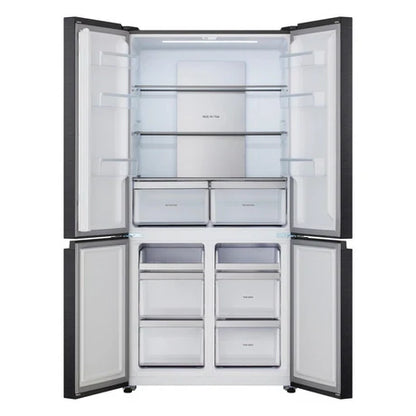 LG GMM42ABBEH 191cm 600L American Style Fridge Freezer in Matte Black - E Rated
