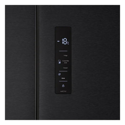 LG GMM42ABBEH 191cm 600L American Style Fridge Freezer in Matte Black - E Rated