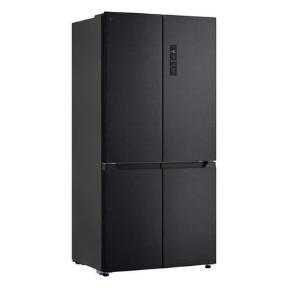 LG GMM42ABBEH 191cm 600L American Style Fridge Freezer in Matte Black - E Rated