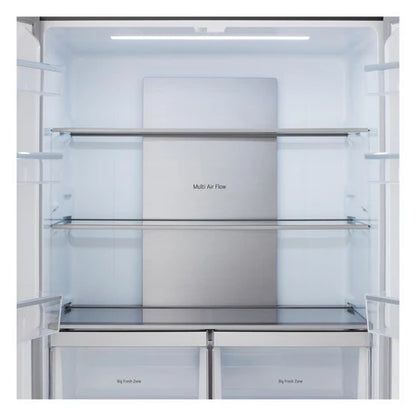 LG GMM42ABBEH 191cm 600L American Style Fridge Freezer in Matte Black - E Rated