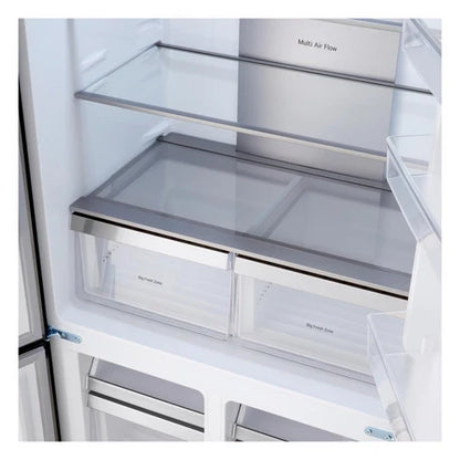 LG GMM42ABBEH 191cm 600L American Style Fridge Freezer in Matte Black - E Rated