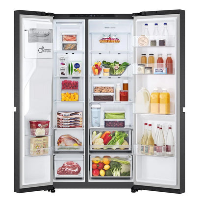 LG GSLC40EPPE 638L NatureFRESH Plumbed American Fridge Freezer Black