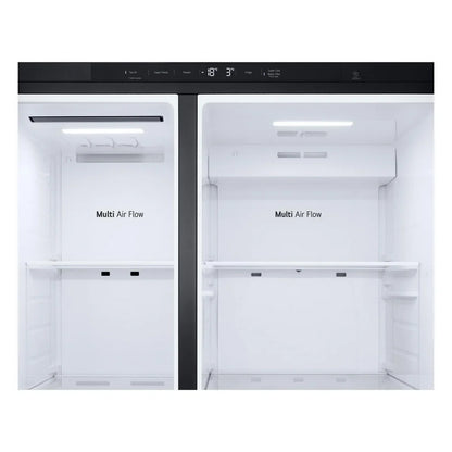 LG GSLC40EPPE 638L NatureFRESH Plumbed American Fridge Freezer Black