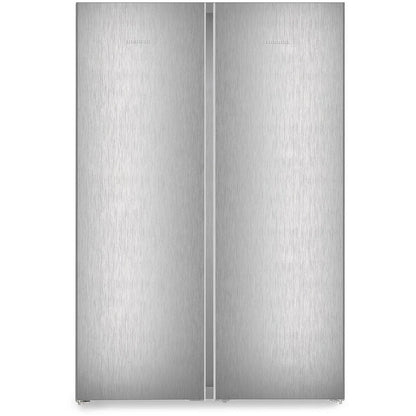 Liebherr Plus XRFSF5225 660L Bio Fresh No Frost Side by Side Freestanding Fridge Freezer in Silver