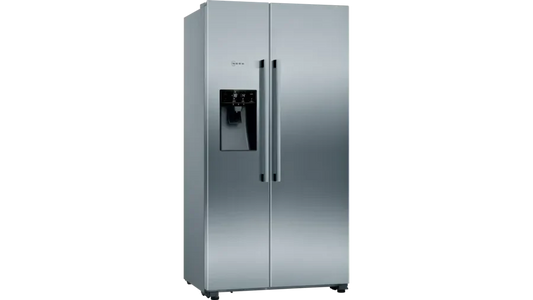 Neff N70 KA3923IE0G Frost Free Freestanding American Fridge Freezer Stainless Steel