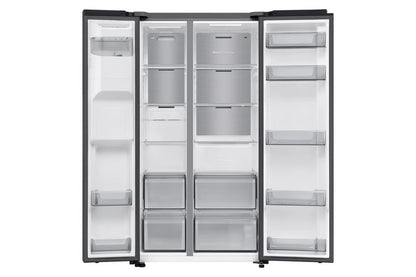 Samsung RS70F64KEFEU Series 6 Bespoke AI 91cm Side by Side American Style Fridge Freezer in Black