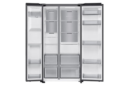Samsung RS70F64KETEU Series 6 Bespoke AI 91cm Side by Side American Style Fridge Freezer in Silver