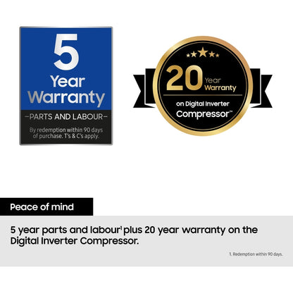 Samsung RS70F65KETEU Bespoke AI American Fridge Freezer Series 6 SpaceMax 640L - Clearance