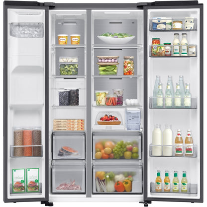Samsung RS70F65KETEU Series 6 Bespoke AI SpaceMax 640L American Style Smart Fridge Freezer - Silver
