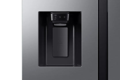 Samsung RS70F66KCTEU Series 7 Bespoke AI 91cm Side by Side American Style Fridge Freezer in Silver