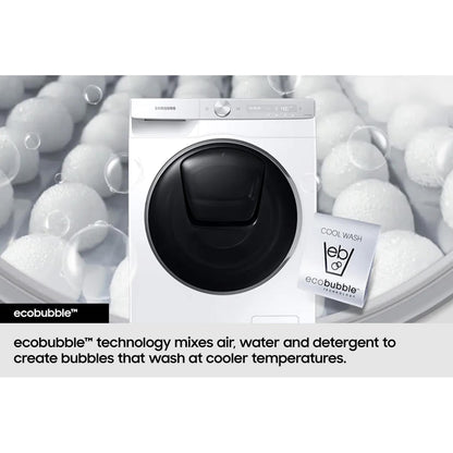 Samsung Series 5 AI Energy WW10FG5U34AEEU 10kg WiFi Connected Washing Machine with 1400 Spin White - A Rated