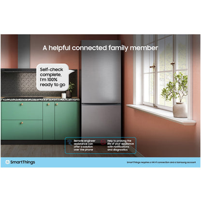 Samsung Series 6 RB34C600ESAEU SpaceMax 344L Frost Free Smart Fridge Freezer Silver
