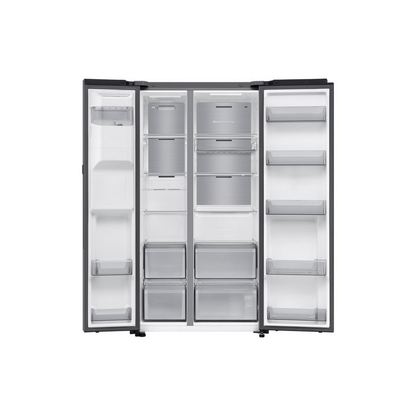 Samsung Series 9 RS90F64EETEU Bespoke AI Home 621L Total No Frost American Fridge Freezer Silver