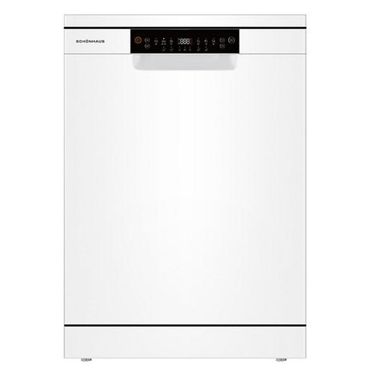 Schonhaus DWSF0115FSBW Freestanding Full Size Dishwasher White with 15 Place Settings