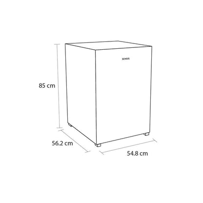 Sensis RFUCF01F54EW 54.8cm Freestanding Undercounter Larder Fridge White
